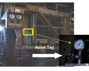 A RFID Tracking Tag on Mining Equipment